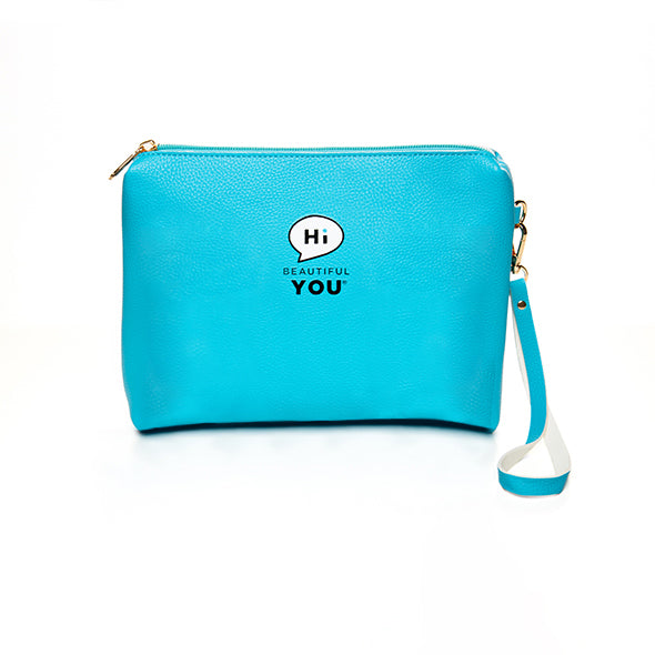 Cali Cool Blue Travel Clutch